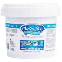 Satin Ice 5 lb. Blue Vanilla Rolled Fondant Icing