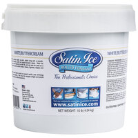 Satin Ice 10 lb. White Buttercream Rolled Fondant Icing