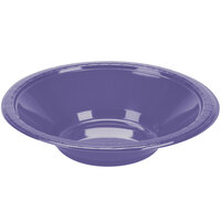 Creative Converting 28115051 12 oz. Purple Plastic Bowl - 20/Pack
