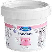 Satin Ice 5 lb. Baby Pink Vanilla Rolled Fondant Icing