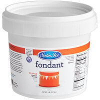 Satin Ice 5 lb. Orange Vanilla Rolled Fondant Icing