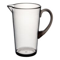 Carlisle MIN544318 Mingle 74 oz. Smoke Tritan™ Plastic Pitcher - 4/Case