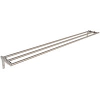 Eagle Group TSL-DB-HT5 79 inch x 10 1/2 inch Stainless Steel Tubular Tray Slide with Drop Brackets