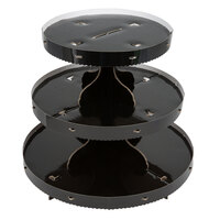 Wilton 191000066 3-Tier Black Disposable Cupcake Stand