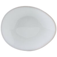 Tuxton GAA-651 TuxTrendz Artisan Agave 10" Ellipse China Plate - 12/Case