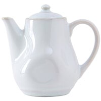 Tuxton GAA-101 TuxTrendz Artisan Agave 17 oz. China Teapot with Lid - 12/Case