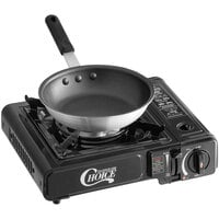 Choice Single Burner Portable Butane Stove with Fry Pan