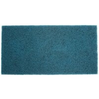 3M 5300 14" x 28" Blue Cleaner Pad - 10/Case