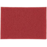 3M 5100 14" x 32" Red Buffing Pad   - 10/Case