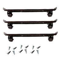 True 880202 2 1/2 inch Casters with Frames - 6/Set