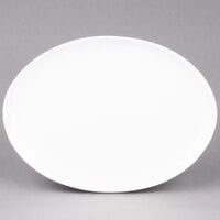 Arcoroc FH611 Candour 14 1/4 inch White Oval Coupe Porcelain Platter by Arc Cardinal - 12/Case