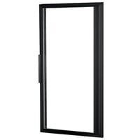True 875023 Black Right Hinged Door Assembly with Integrated Door Lighting - 29 5/8 inch x 54 1/4 inch