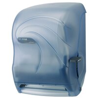 San Jamar T1190TBL Oceans Lever Roll Towel Dispenser - Arctic Blue
