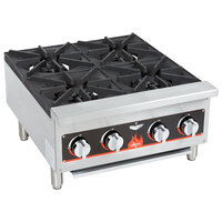 Vollrath 40737 4 Burner Counter Top Hot Plate / Range Natural / LP Gas