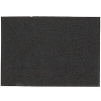 3M 7200 14 inch x 20 inch Black Stripping Pad - 10/Case