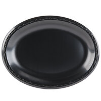 Genpak LAM11-3L Elite 8 1/2 inch x 11 1/2 inch Black Laminated Foam Platter - 500/Case