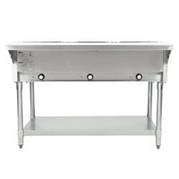 Eagle Group DHT3 Open Well Three Pan Electric Hot Food Table - 120V
