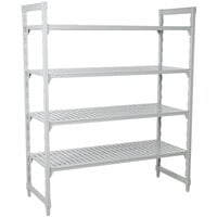 Cambro CPU244872V4480 Camshelving® Premium Shelving Unit with 4 Vented Shelves 24 inch x 48 inch x 72 inch