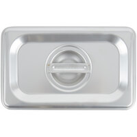 Choice 1/9 Size Stainless Steel Solid Steam Table / Hotel Pan Cover