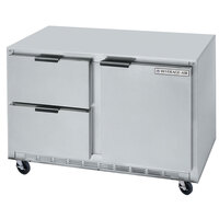 Beverage-Air UCFD60AHC-2 60 inch Undercounter Freezer with 2 Drawers and 1 Door - 17.1 Cu. Ft.