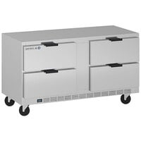 Beverage-Air UCFD60AHC-4 60 inch Undercounter Freezer with 4 Drawers - 17.1 Cu. Ft.
