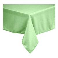 Intedge 36" x 36" Square Seafoam Green 100% Polyester Hemmed Cloth Table Cover