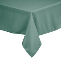 Intedge 45" x 120" Rectangular Seafoam Green 100% Polyester Hemmed Cloth Table Cover