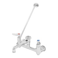 T&S B-0665-BSTP Service Sink Faucet with Built-In Stops, Vacuum Breaker, and Lever Handles