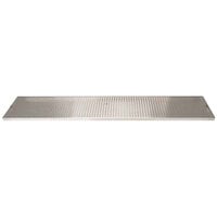 Micro Matic DP-820D-84 8 inch x 84 inch Stainless Steel Surface Mount Drip Tray with Drain