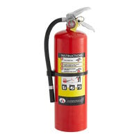 Badger Advantage ADV-10 10 lb. Dry Chemical ABC Fire Extinguisher with Wall Bracket - Untagged and Rechargeable - UL Rating 4-A:60-B:C