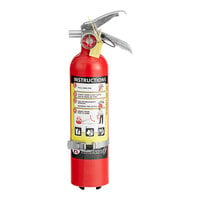 Badger Advantage ADV-250 2.5 lb. Dry Chemical ABC Fire Extinguisher with DOT Vehicle Bracket - Untagged and Rechargeable - UL Rating 1-A:10-B:C