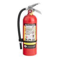 Badger Advantage ADV-550 5 lb. Dry Chemical ABC Fire Extinguisher with Wall Bracket - Untagged and Rechargeable - UL Rating 3-A:40-B:C