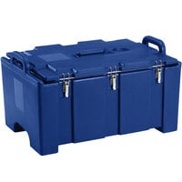 Cambro 100MPC186 Camcarrier® 100 Series Navy Blue Top Loading 8 inch Deep Insulated Food Pan Carrier
