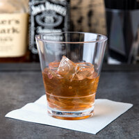 GET S-11-CL Revo 12 oz. Customizable SAN Plastic Stackable Double Rocks / Old Fashioned Glass - 24/Case