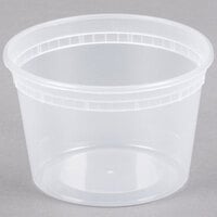 Pactiv/Newspring 16 oz. Translucent Round Deli Container- 40/Pack - 40/Pack