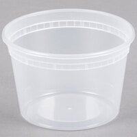 Pactiv/Newspring 16 oz. Translucent Round Deli Container - 40/Pack