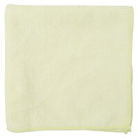 Carlisle 3633404 16 inch x 16 inch Yellow Terry Microfiber Cleaning Cloth