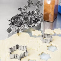 Ateco 4843 5-Piece Stainless Steel Snowflake Cutter Set