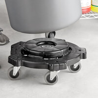 Lavex Janitorial Commercial Round Trash Can Dolly
