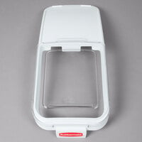 Rubbermaid FG9F7700CLR Replacement Sliding Lid with Scoop Hook for Rubbermaid FG360088WHT