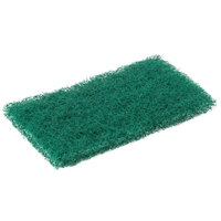 Scrubble By ACS 96-050 6 inch x 3 1/2 inch Green General Purpose Scouring Pad - 60/Case