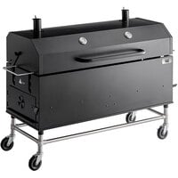 Pit Boss 10796 24 Mahogany Vertical Barrel Charcoal Smoker