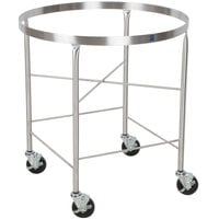 Vollrath 79018 Stainless Steel Mobile Mixing Bowl Stand for 80 Qt. Bowl