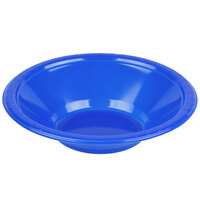 Creative Converting 28314751 12 oz. Cobalt Blue Plastic Bowl   - 240/Case