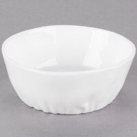 10 Strawberry Street P4214 Izabel Lam Pearls 7 oz. Bright White Round Medium Porcelain Pinch Bowl - 48/Case