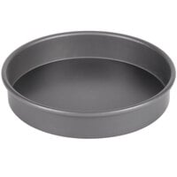 American Metalcraft HC80102 10" x 2" Hard Coat Anodized Aluminum Straight Sided Cake / Deep Dish Pizza Pan