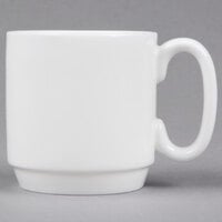 10 Strawberry Street B4522 Izabel Lam Pond 13 oz. White Bone China Coffee Cup - 36/Case