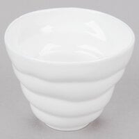 10 Strawberry Street P4310 Izabel Lam Ripples 10 oz. Bright White Porcelain Sorbet Cup - 48/Case
