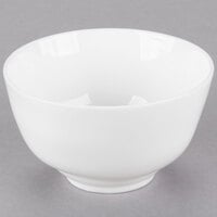 10 Strawberry Street P4300 Izabel Lam Ripples 10 oz. Bright White Round Irregular Porcelain Bowl - 48/Case