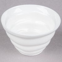 10 Strawberry Street P4303 Izabel Lam Ripples 6 oz. Bright White Porcelain Sorbet Cup - 12/Case